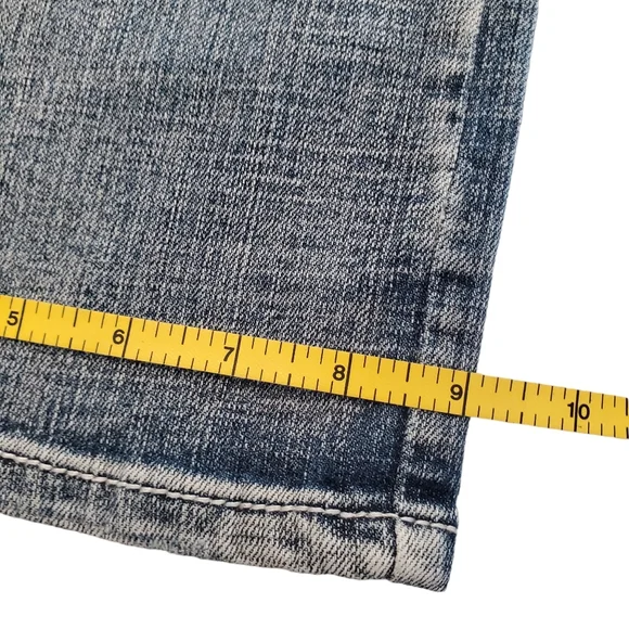 TK Axel Men's Weston Vintage Boot Jeans Flap Pockets Denim Distressed 34x29 - Picture 14 of 15